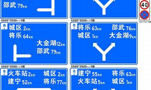 道路标牌大全及图解_道路标牌大全及图解尺